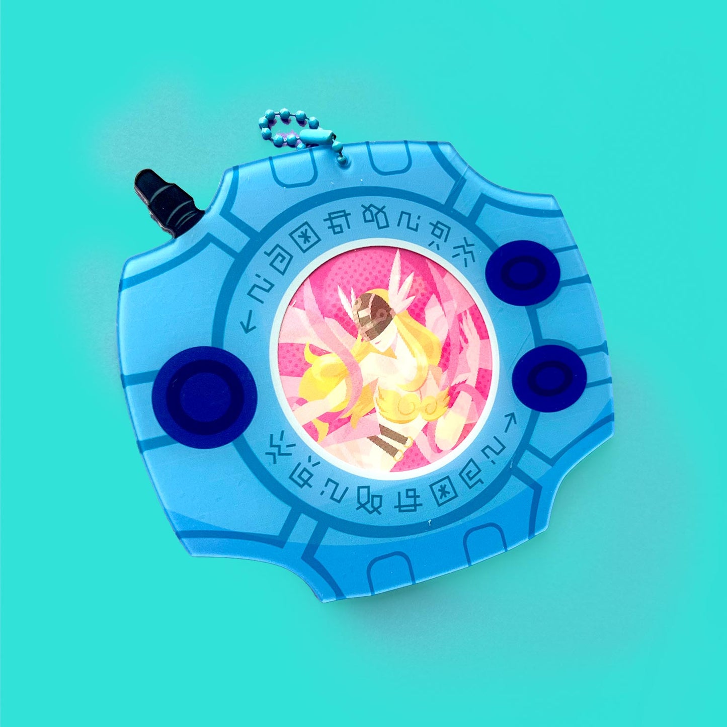 Lenticular Digivice Keychain