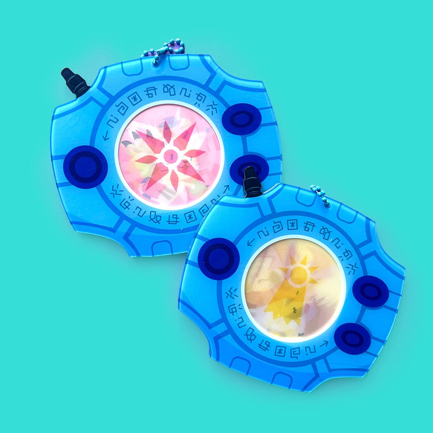 Lenticular Digivice Keychain